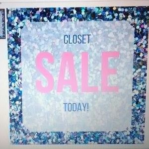Everything in Closet 25-60% Off!!!!!!!!
